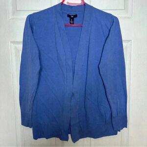 GAP Factory Cardigan Long Periwinkle Blue Size  Small